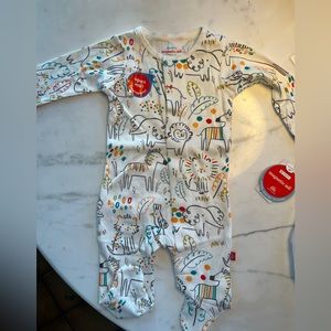 Magnetic Me Onesie with Feet NWT